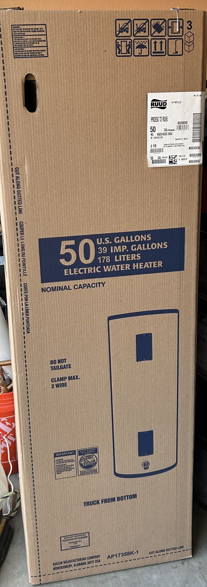 50 Gallon Electric Water Heater