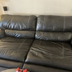 Leather Sofa And Love Seat