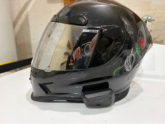 Icon Airframe Pro Gloss Motorcycle Helmet Black MD
