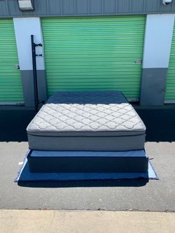 Queen Bed and Metal Frame