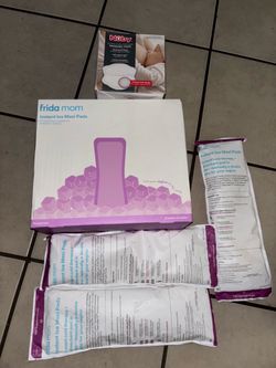 Frida mom ice maxi pad and nursing pads