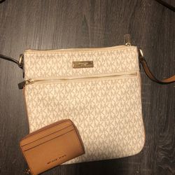 Michael Kors Purse with Small Change Wallet