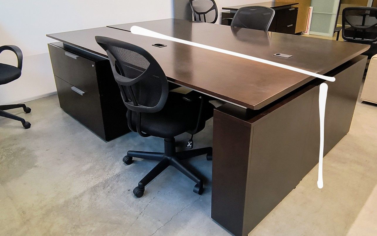Desk And Filing Cabinet