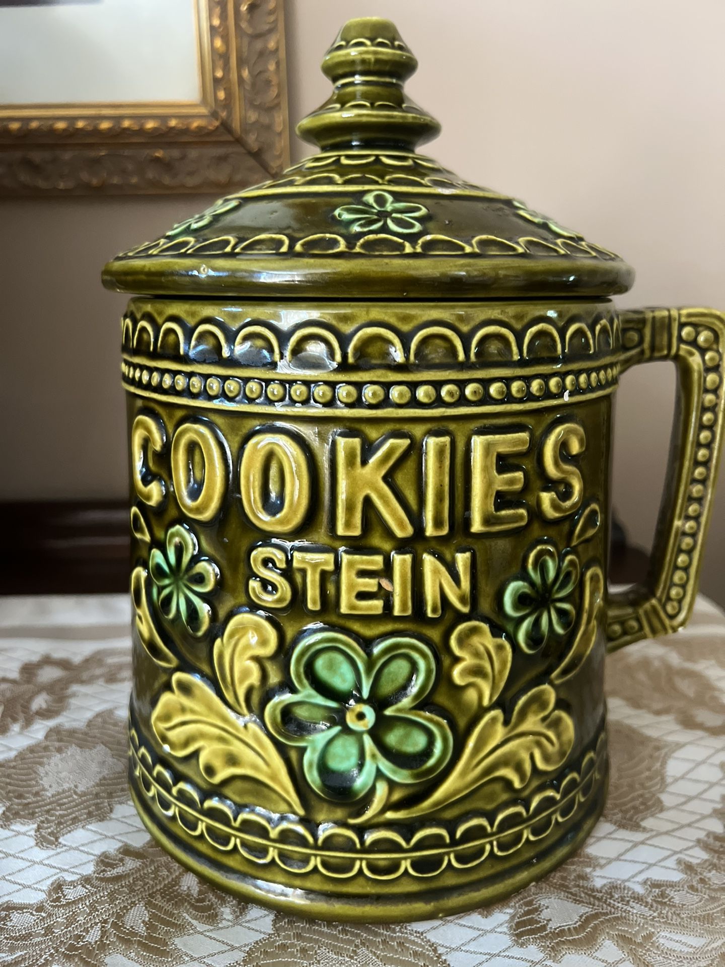 Vintage Stein Cookie Jug