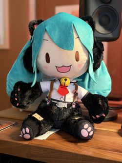 Hatsune Miku Project DIVA Arcade Future Tone Plush Doll Nyanko Cat Style Sega