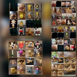 Stuffed Animal Lot Of 70