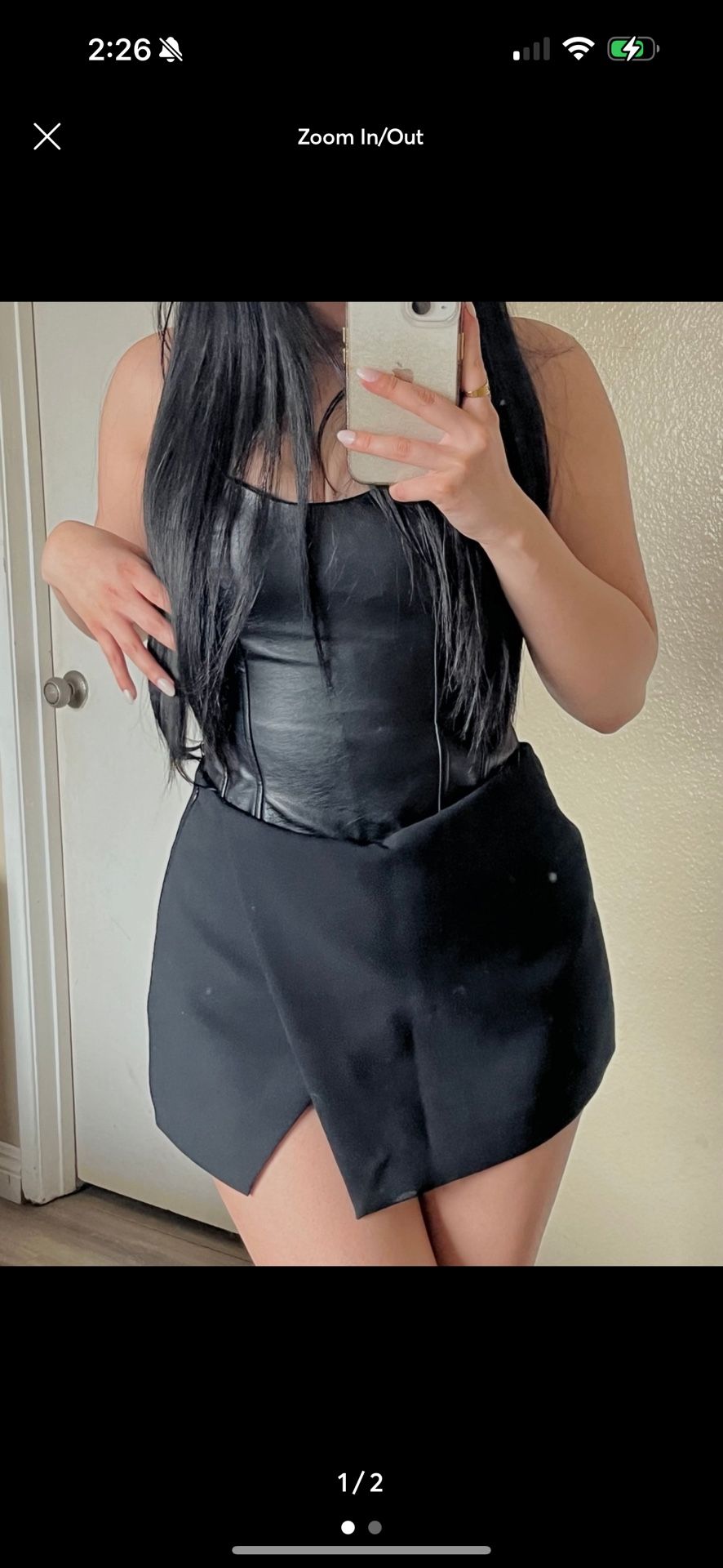 black corset