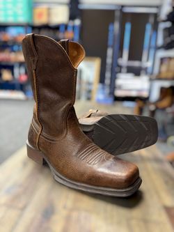 Ariat Western Boots Cowboy Brown Sz 9.5