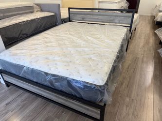 New 12” Queen Hybrid Mattress 🔥$0 DOWN! Flexible Payments 🔥 Same Delivery Available 🚚