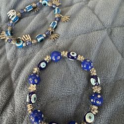2 Evil Eye Bracts.  Both For $15