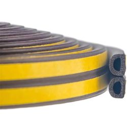 3 CloudBuyer Indoor Weather Stripping,Self Adhesive Foam Window Seal Strip for Doors and Windows Weatherstrip Gap Blocker,7/20-Inch x 6/25-Inch x 8-Fe