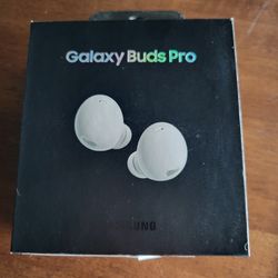 SAMSUNG NOISE CANCELING GALAXY BUDS PRO WHITE -  NEW IN BOX UNOPENED