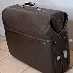 Vintage American Tourister Garment Bag Suitcase Hard Case W/Shoes Pouch Bags
