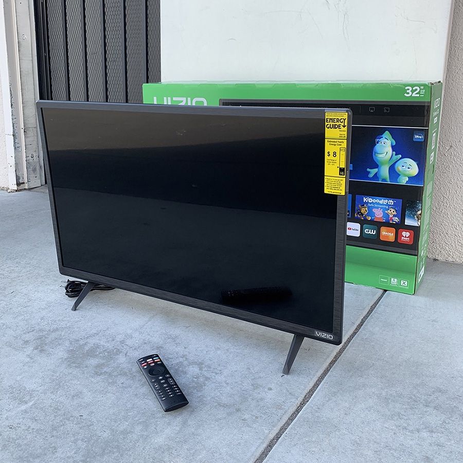 (NEW) $90 VIZIO 32” Smart TV D-Series 720p Apple AirPlay, Chromecast Built-in, Screen Mirroring (D32h-J09)