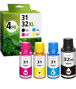 Hp ink refills 4 bottles