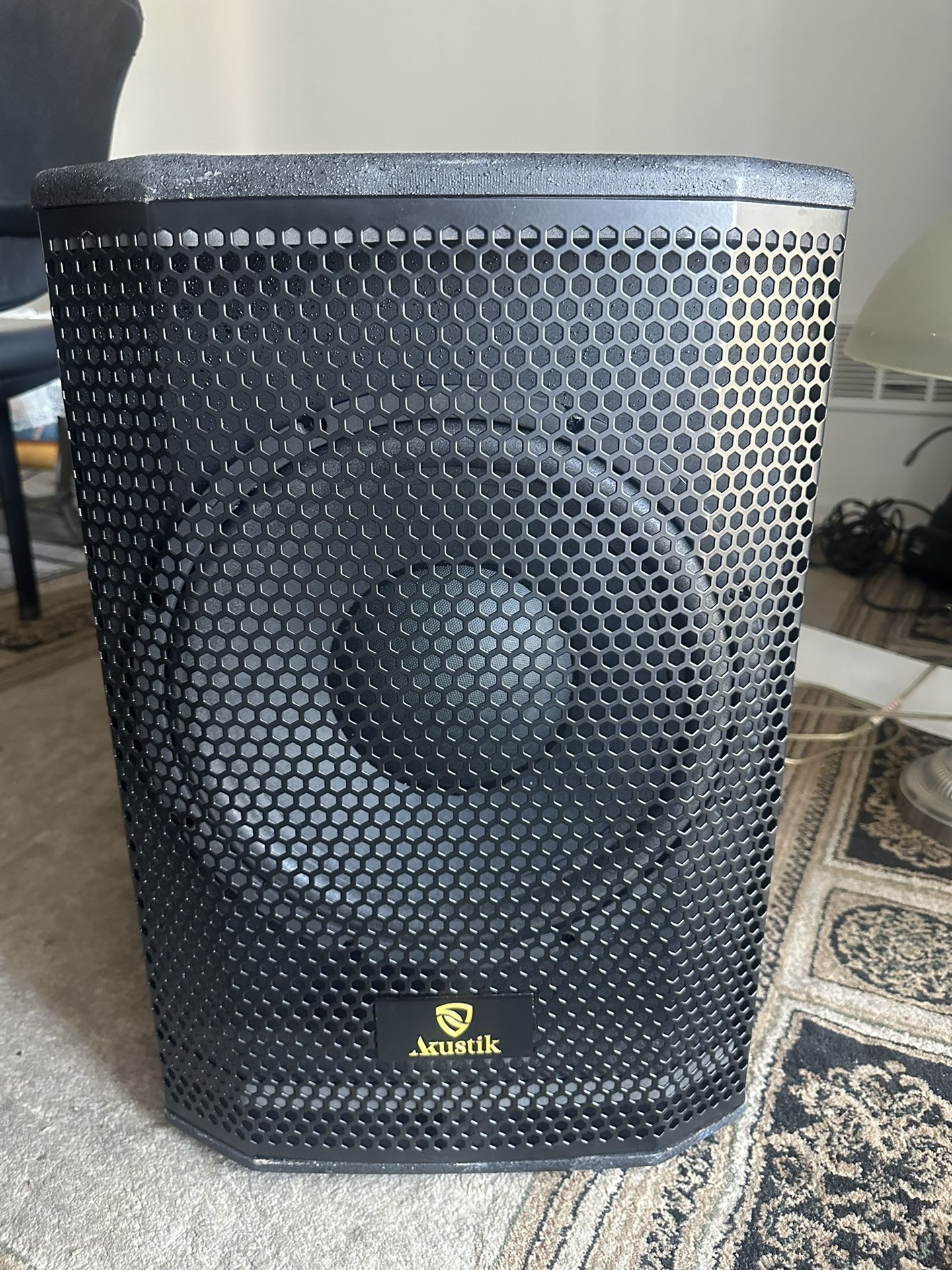 1 Dj subwoofer 12inch passive firm price works perfectly fine (not Bluetooth)