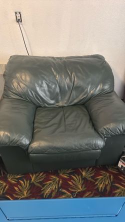 Pure Real Leather Single Couch