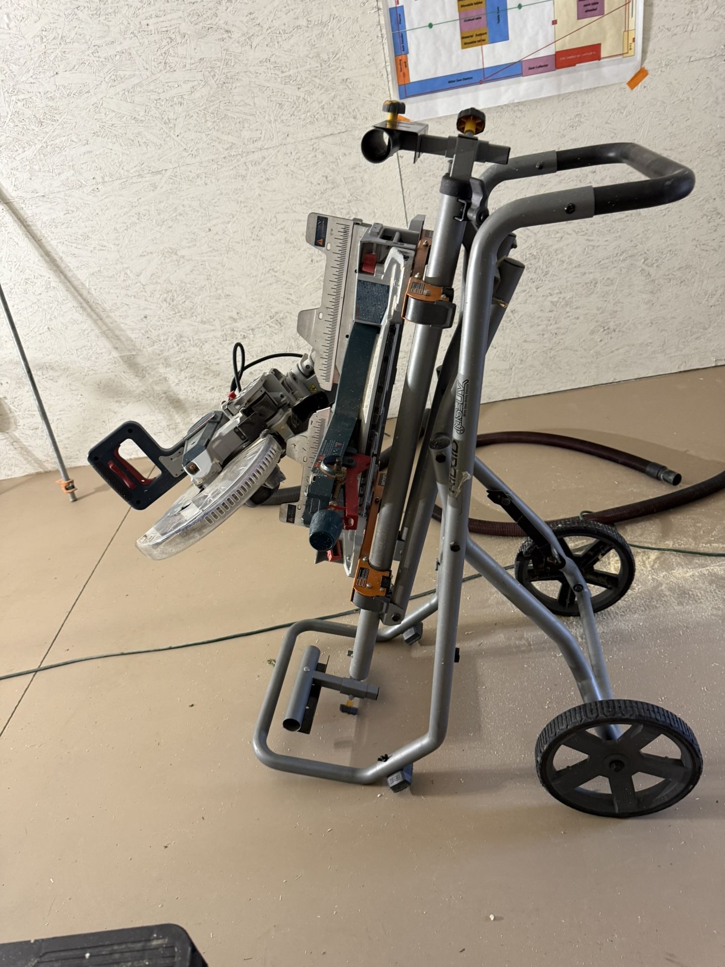 Bosch 12” Miter Saw And Stand