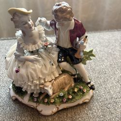 Dresden German Porcelain Figurine New $175 