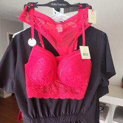 Sexy Red Lingerie Set