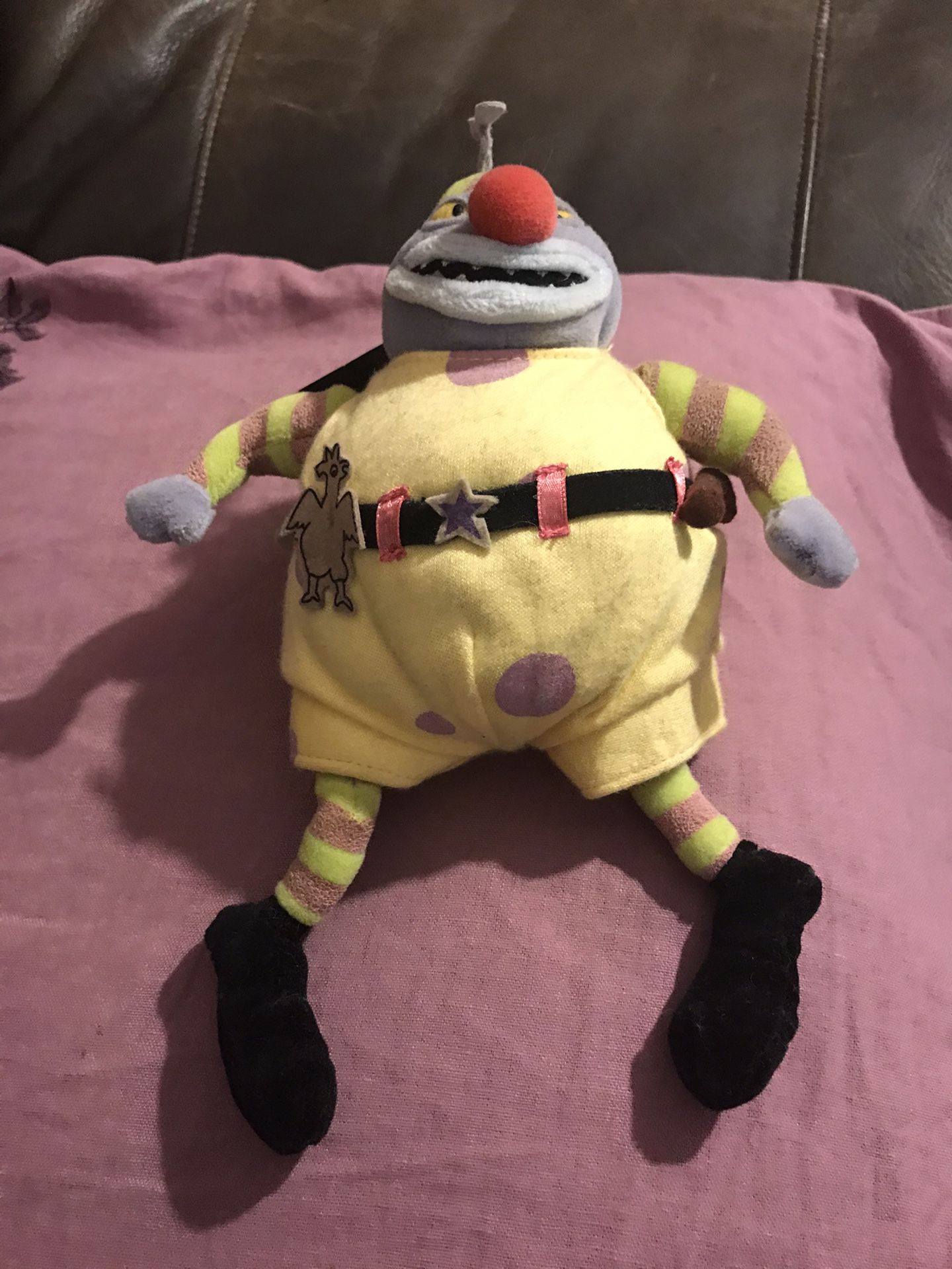 Rare Nightmare Before Christmas Clown Plush Doll