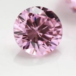 3.65ct MORGANITE 7MM LOOSE GEMSTONE ROUND CUT 