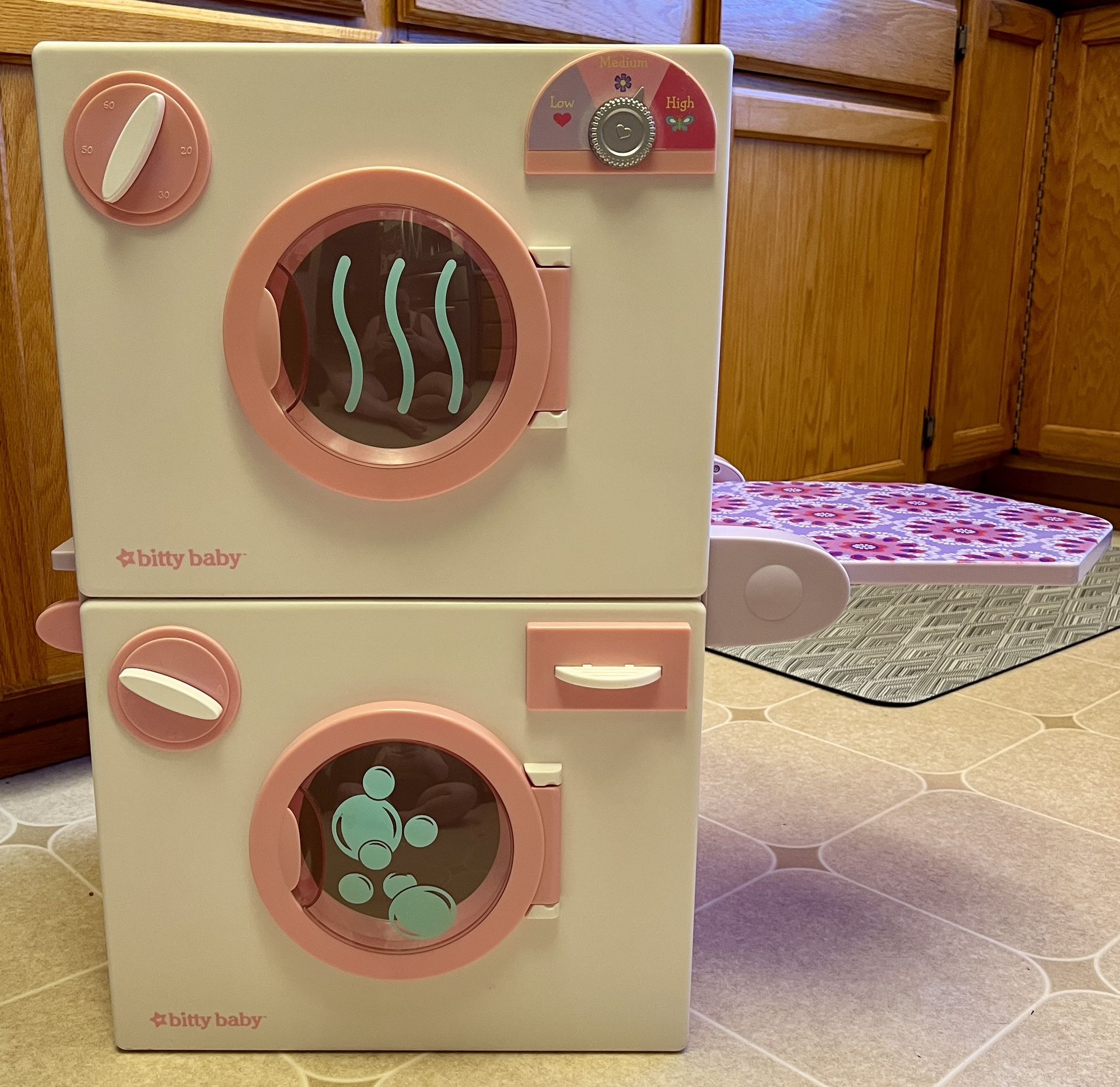 Bitty Baby Washer/Dryer, Crib, Changing Table