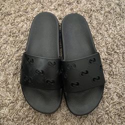 Black Gucci Slides 