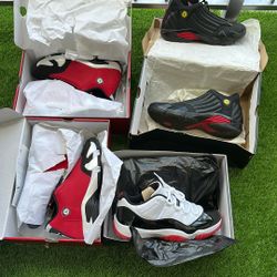 Jordan’s Retro 14/11 (Gym Red, Concord, Last Shot)