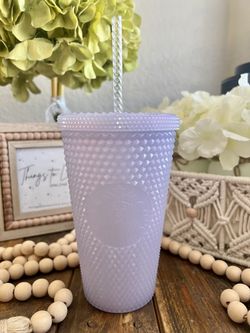 Starbucks ICY LILAC Studded 16 Oz Tumble Cup