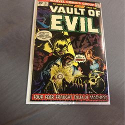 Vault Of Evil Bronze Age Marvel Horror Comic 