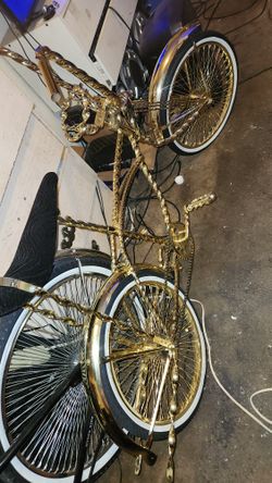 All GOLD 20in Custom Built LOWRIDER BIKE for Sale in Oakland, CA - OfferUp