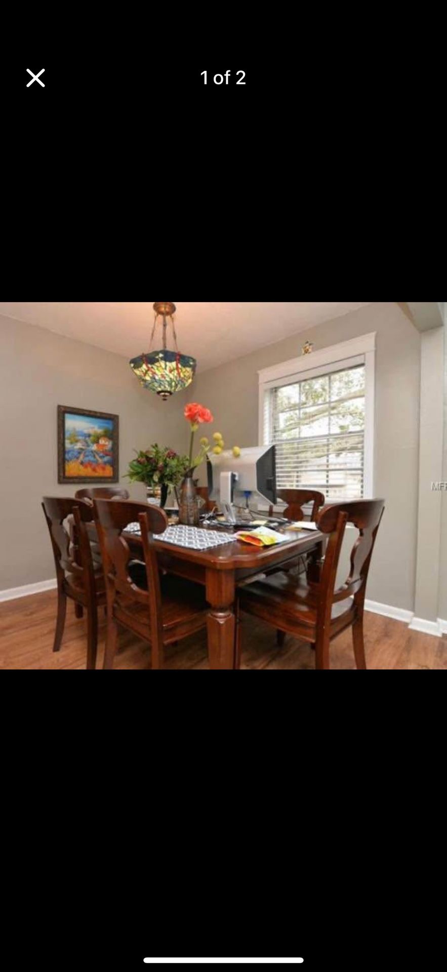 Dining table & 6 Chairs