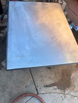 Stain less steel table