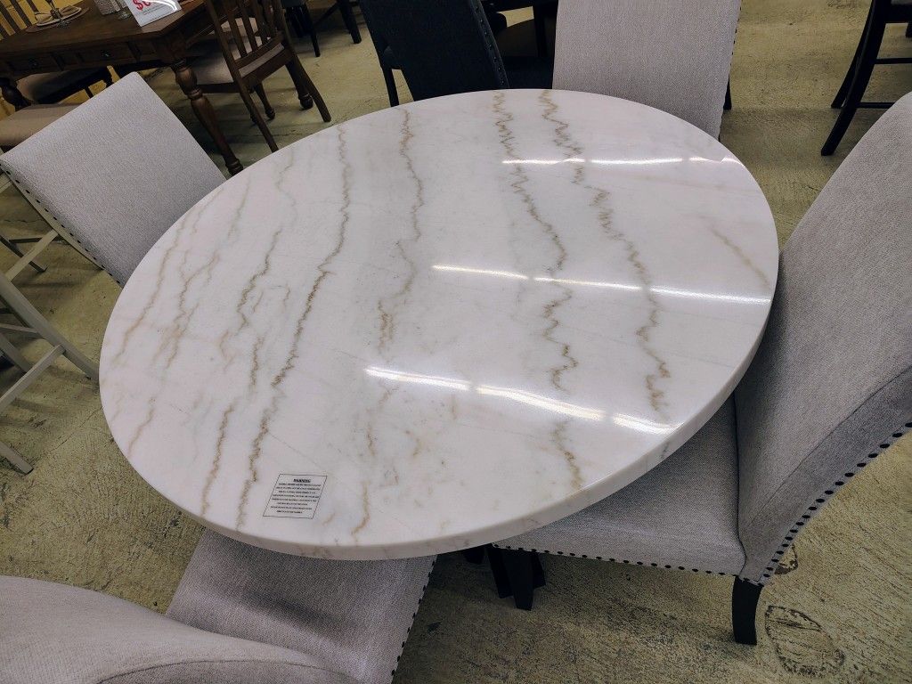 5 Piece Upholstered Dining Set