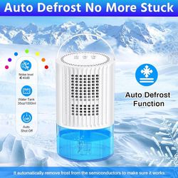 new Dehumidifiers for Home - 35oz Bathroom Dehumidifier Portable Small Dehumidifier with Auto Defrost Function,2 Working Modes,Smart Auto-Off,Ultra Qu