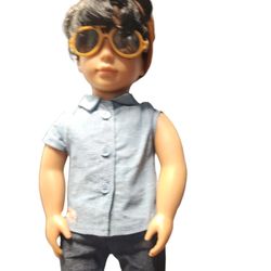 Our Generation- Franco 18 inch Non-posable Boy Regular Fashion Doll- for Ages 3 Years and Up