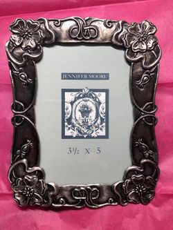 Victorian Style Silver Pewter Frame