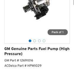 GM 1269GENUINE 1016 High Pressure Fuel Pump 