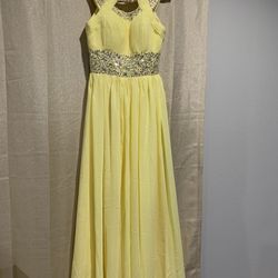 Yellow Cocktail Dress