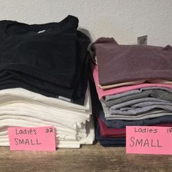 SMALL LADIES Blank Bulk Shirts
