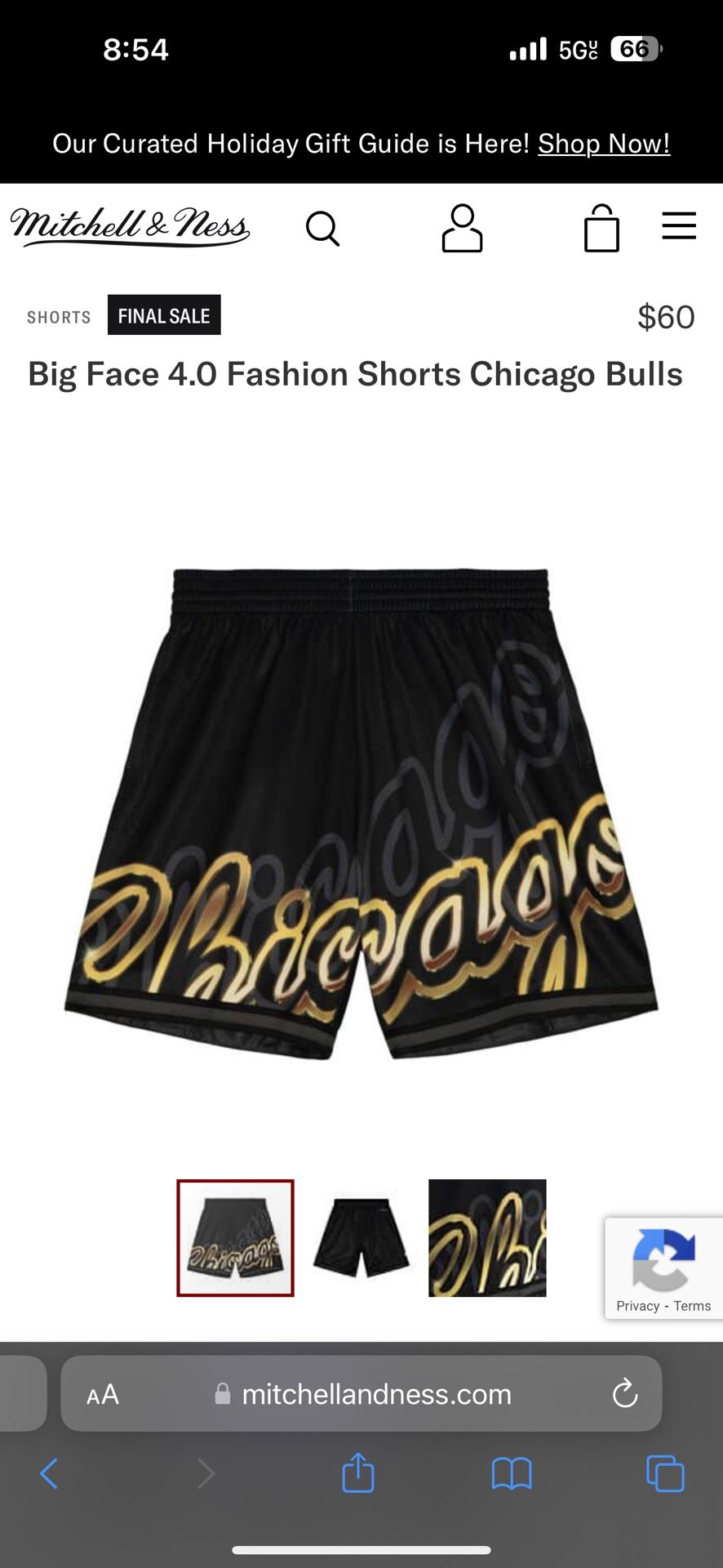 Mitchell & Ness Chicago Bulls Shorts XL Extra Large 4.0 Big Face Short Fashion Bulls