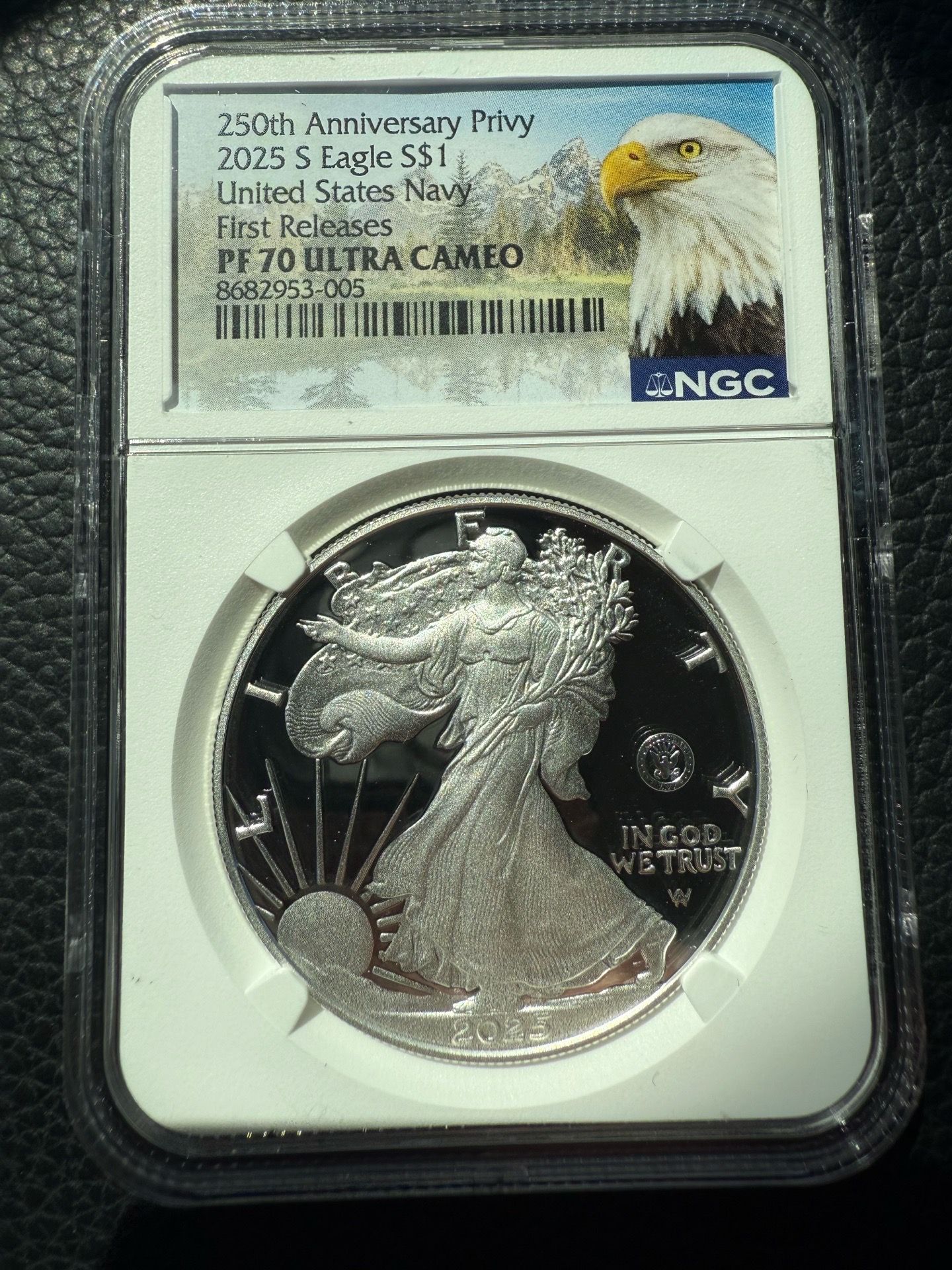 250th Anniversary Privy 2025 S Eagle ๐ฆ
Navy