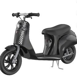 Razor Pocket Mod Miniature Euro-Style Electric Scooter - Onyx Black, 24V, up to 15 mph, for Child 8+