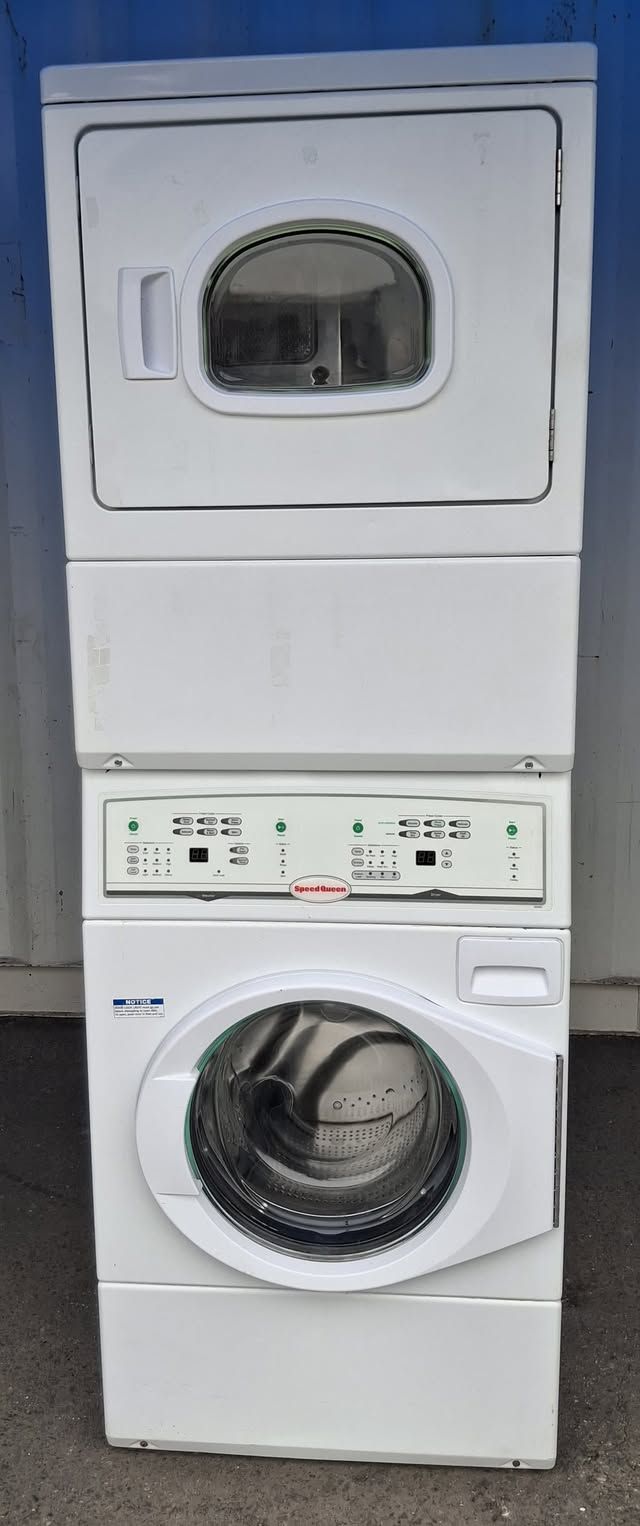 Speed Queen Electric Stack Washer & Dryer – Refurbished