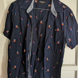 Men's Short Sleeve Button Up