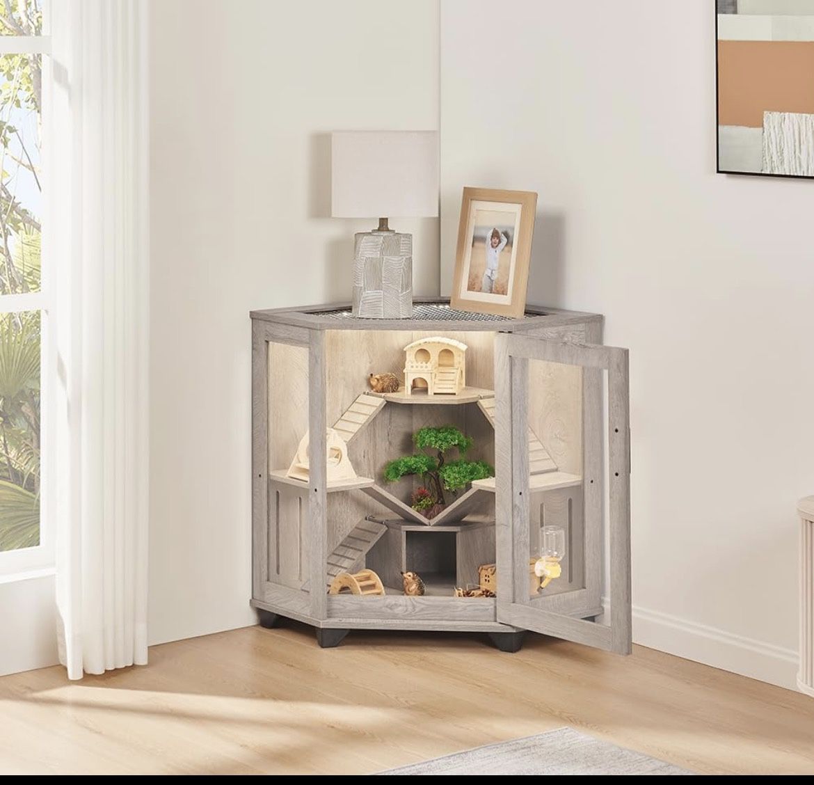 Corner Furniture Small Pet Cage