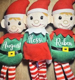 Personalized Elf plush