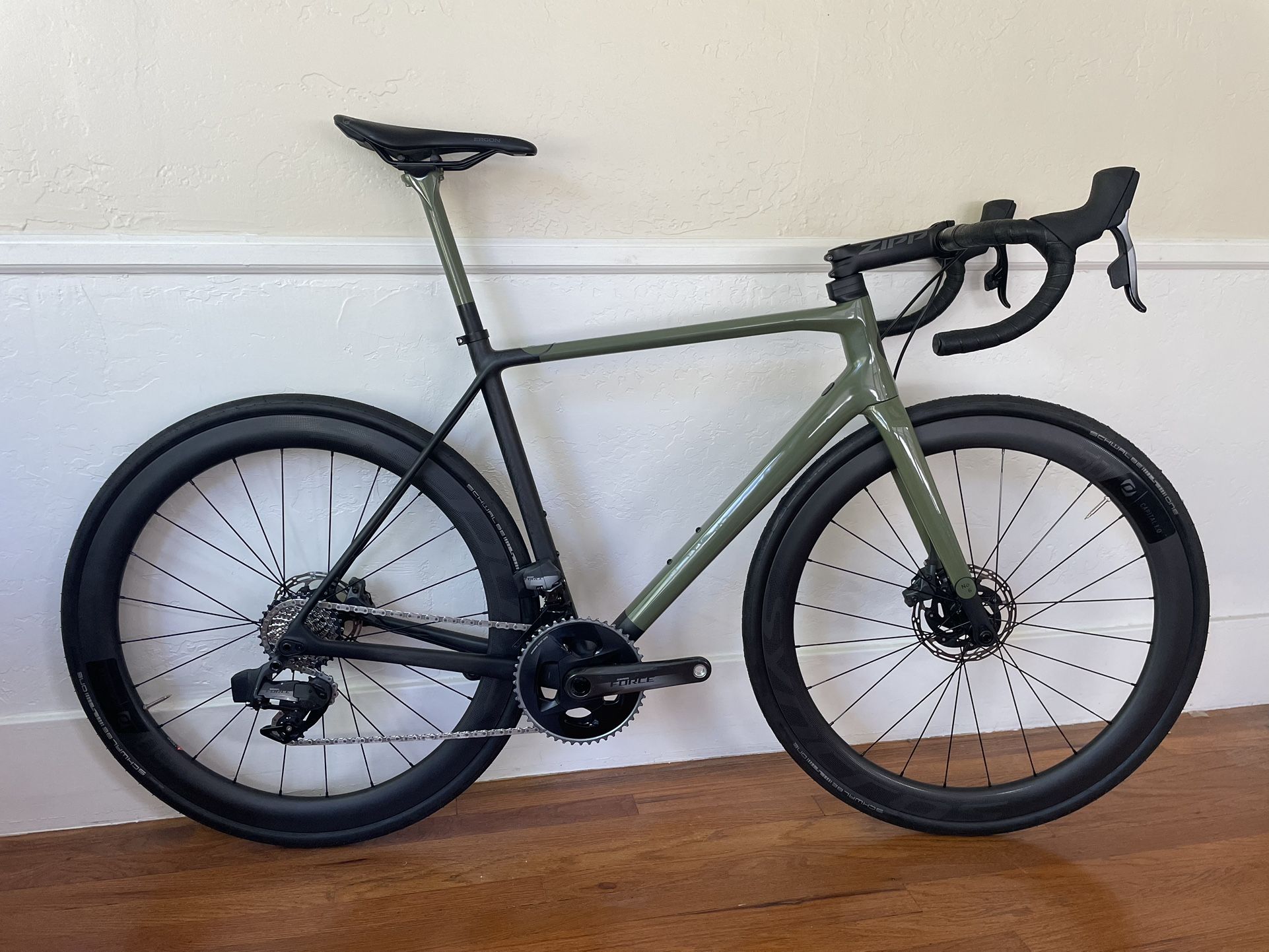 Winspace SLC2.0 Disc Road Bike SRAM Force AXS 12 speed carbon wheelset 55cm 56cm