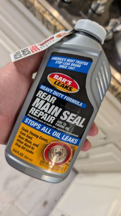 Bar's Leaks rear main seal repair